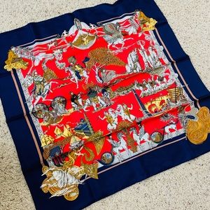 Hermès scarf and gift box